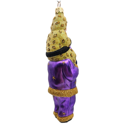 Patricia Breen Carry Me Santa Frankenstein And Leopard Boy Halloween Ornament