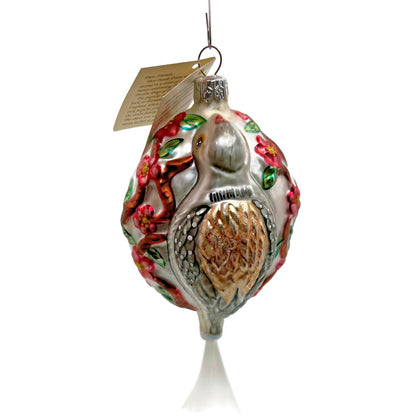 Christopher Radko Two Turtle Doves 12 Days Of Christmas Tree Ornament 5308