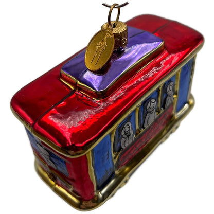 Landmark Creations Cable Car San Francisco California Christmas Tree Ornament
