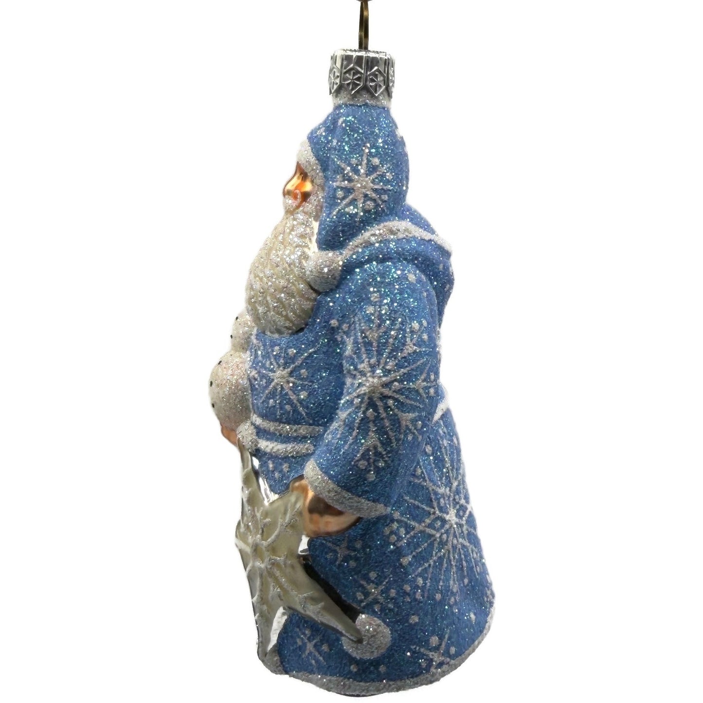 Patricia Breen The Season is Here Santa Snowman Star Snowflakes Ornament 2345