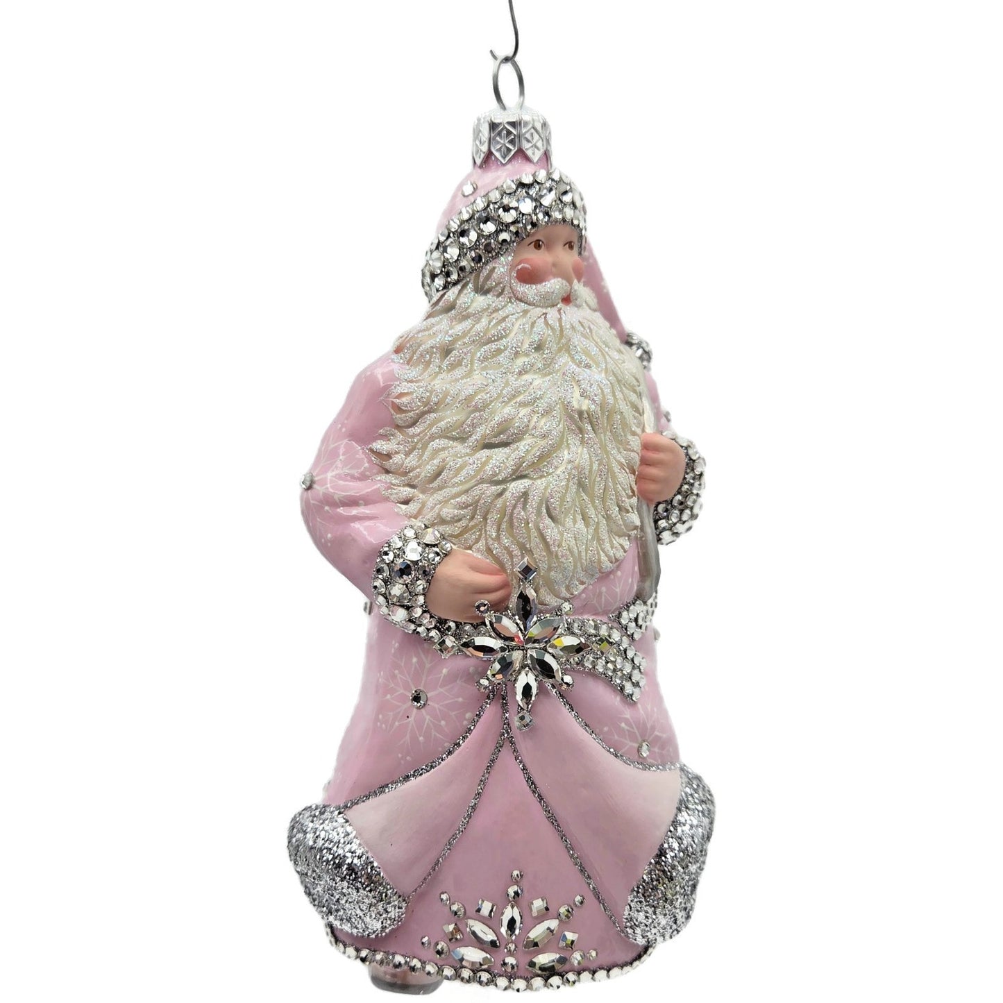 Patricia Breen Finnmark Claus Pink Santa Tree Adornment Christmas Ornament CATZ