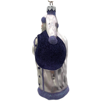 Patricia Breen Jordan Santa Purple Lavender Christmas Tree Ornament Milaeger's
