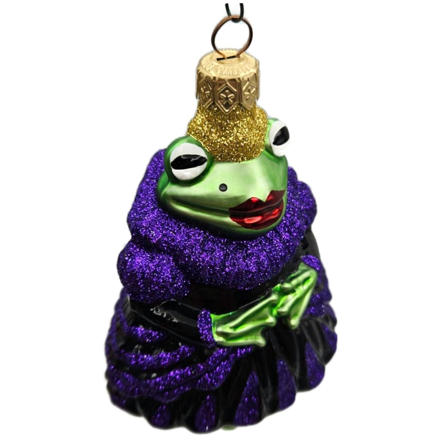 Patricia Breen Halloween Frog Queen Black Purple Christmas Ornament 9715AUC