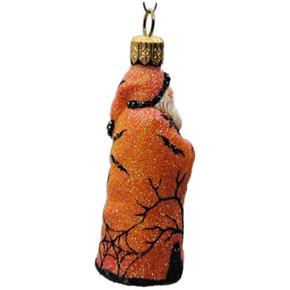 Patricia Breen Halloween Mini Redoute Santa Orange Glass Halloween Ornament 2426