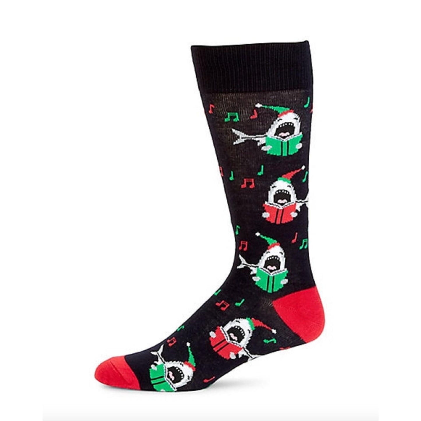 Davco Black Christmas Socks Great White Shark Book Holiday Stocking Stuffers