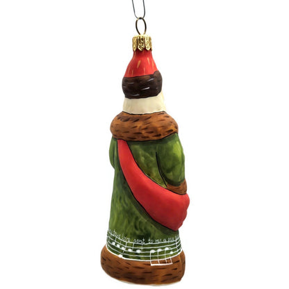 Vaillancourt Twelve Days of Christmas Santa Claus Folk Art Christmas Ornament