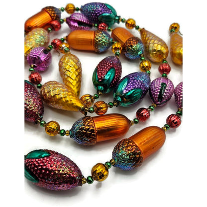 Christopher Radko Nuts and Berries Acorns Pinecones Christmas Garland 93-064-0