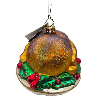 Christopher Radko Turley Time Platter Thanksgiving Dinner Christmas Ornament