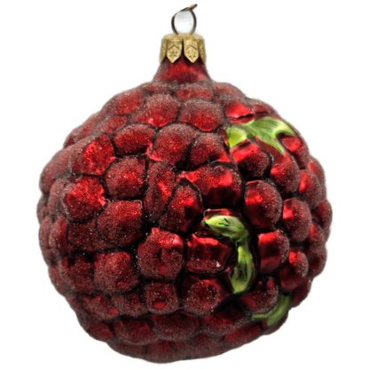 Christopher Radko Cranberry Frost Red Christmas Tree Ornament 97-136-0