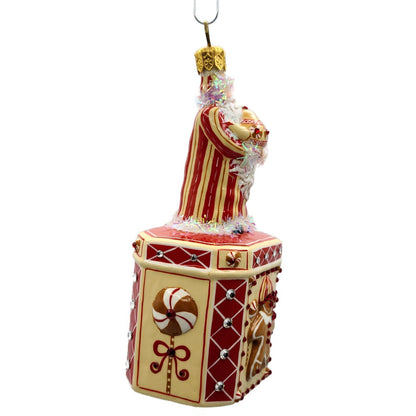 Patricia Breen Santa for Mimi Gingerbread Tea Party Christmas Tree Ornament