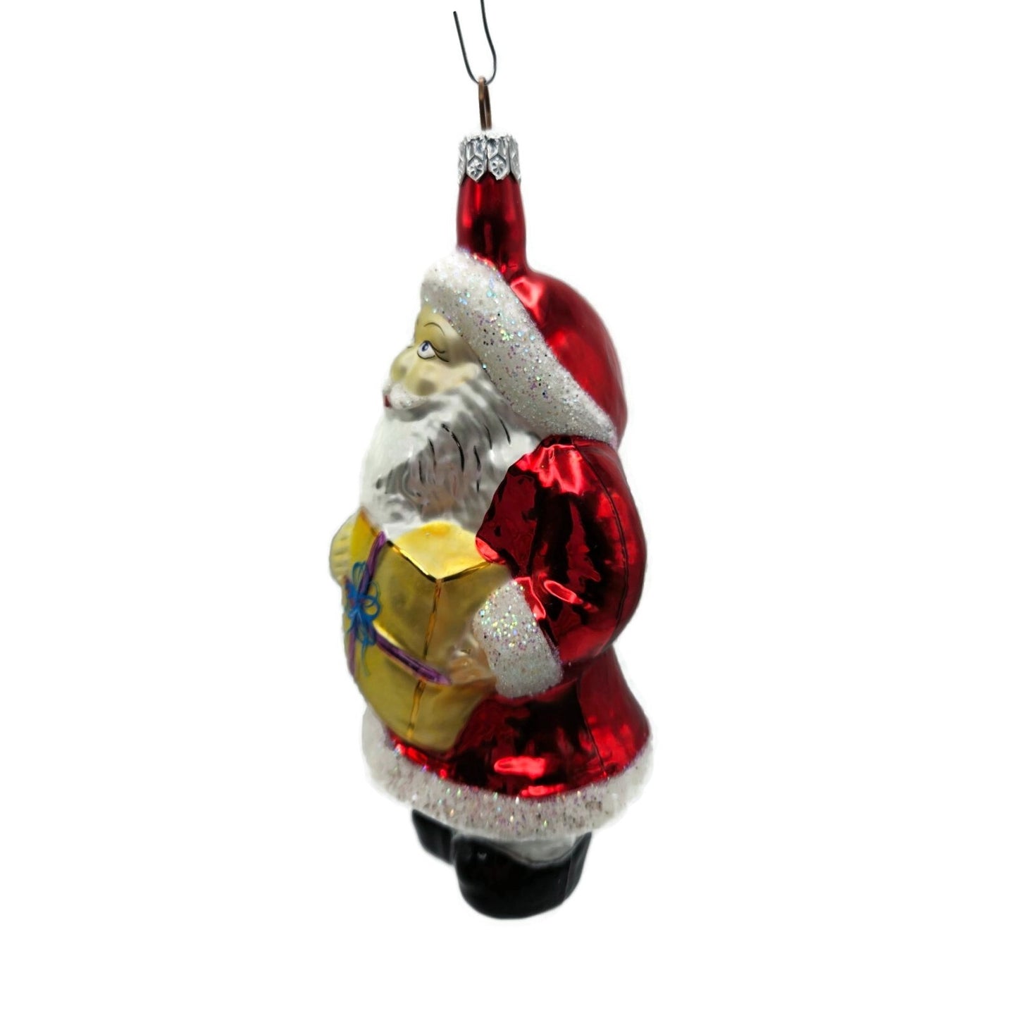 Christopher Radko Gifted Santa Claus Glass Christmas Tree Ornament 94-070-06