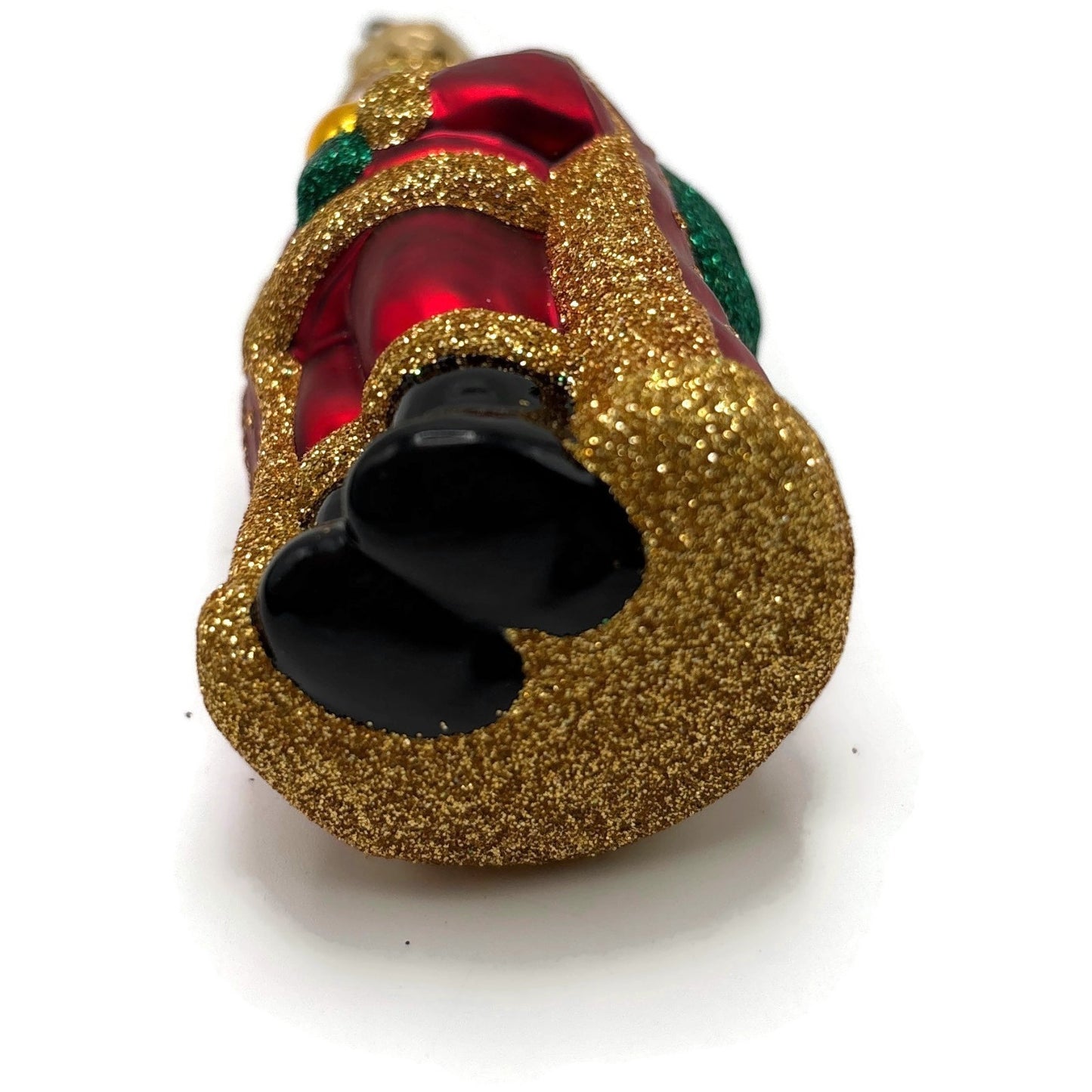 Patricia Breen Miniature Jordan Santa Claus Red Green Christmas Tree Ornament