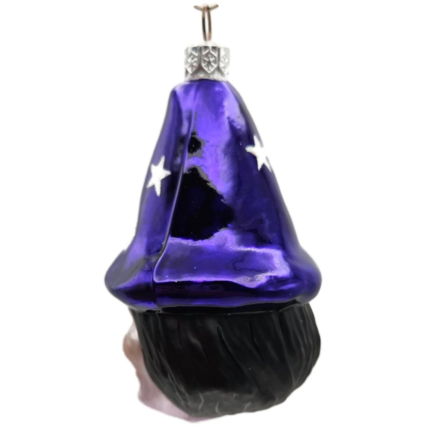 Patricia Breen Witch Hazel Lavender Face Purple Stars Halloween Ornament CATZ