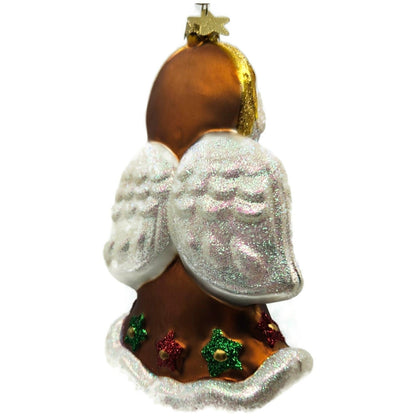 Gingerbread Angel Glass OWC Holiday Christmas Tree Ornament Old World Christmas