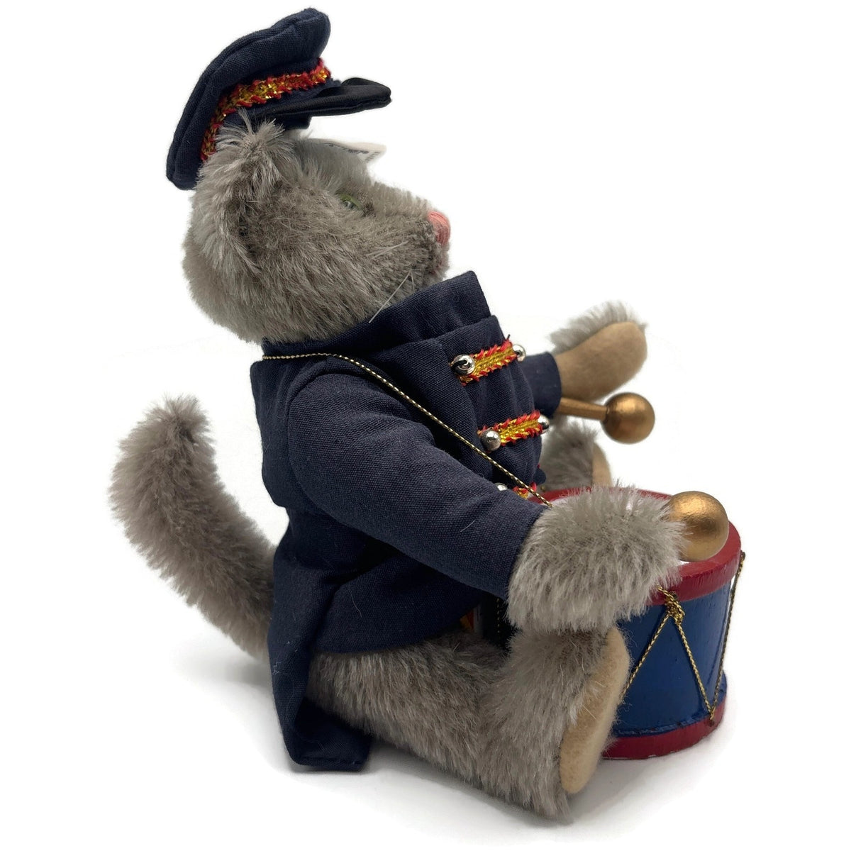 Steiff Golden Age Of The Circus Cat Bandsman Drummer 0122/19 Plush Stuffed Toy