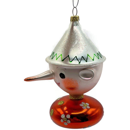 Christopher Radko Pinocchio Italian Blown Glass Christmas Tree Ornament 94-248-1