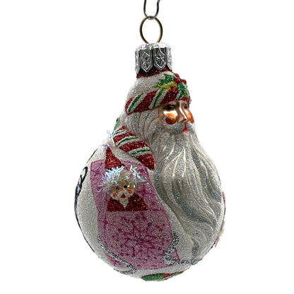 Patricia Breen Miniature Santa du Monde Presents Christmas Tree Ornament