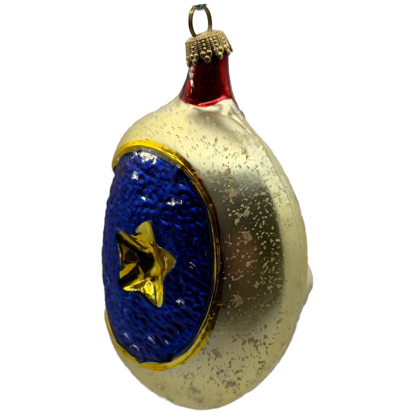 Christopher Radko Mooning Over You Clown Moon Glass Christmas Ornament 94-106-0