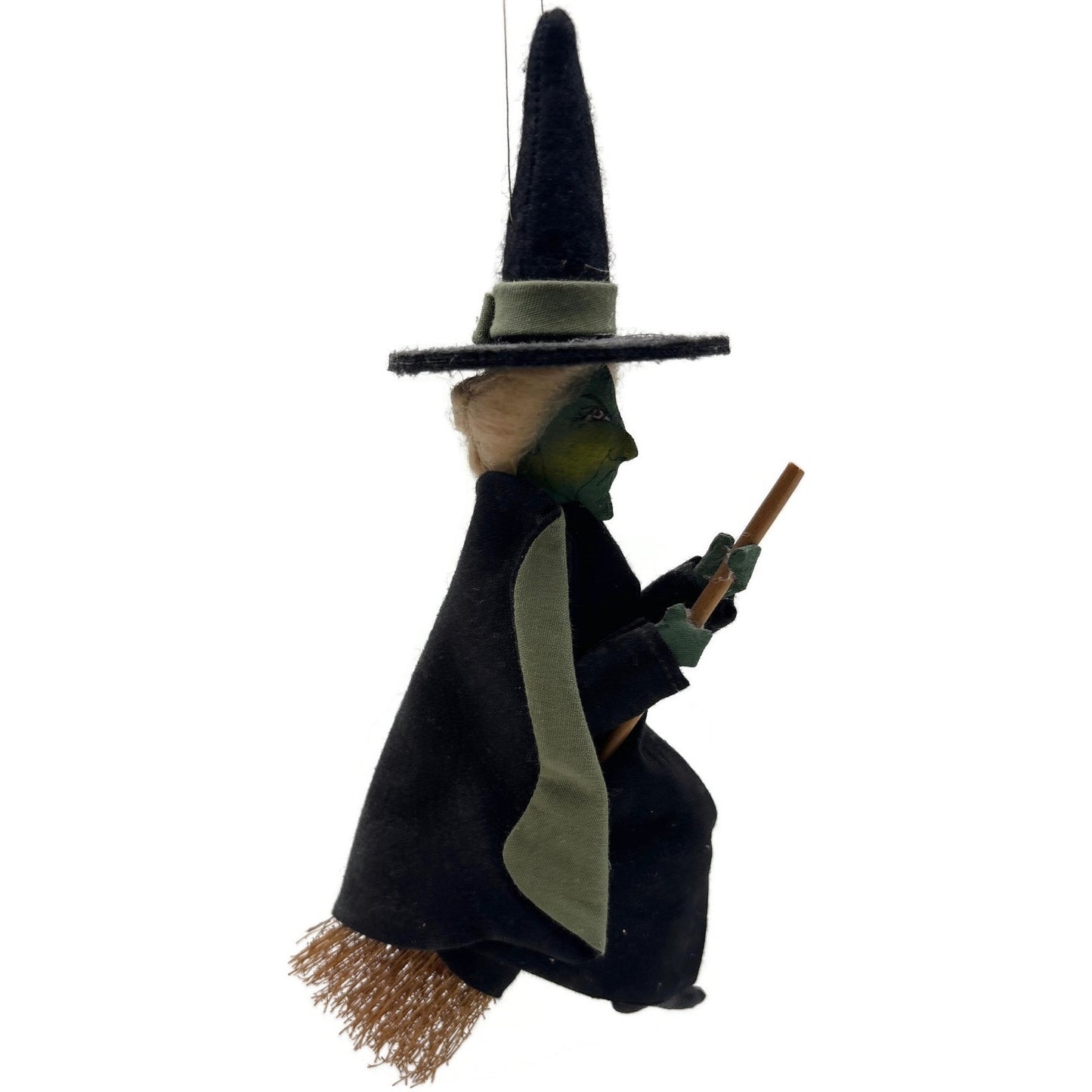 Gladys Boalt Wicked Witch Wizard of Oz Fabric Christmas Tree Ornament Signed