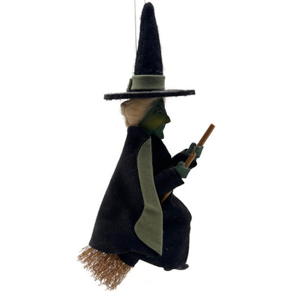 Gladys Boalt Wicked Witch Wizard of Oz Fabric Christmas Tree Ornament Signed