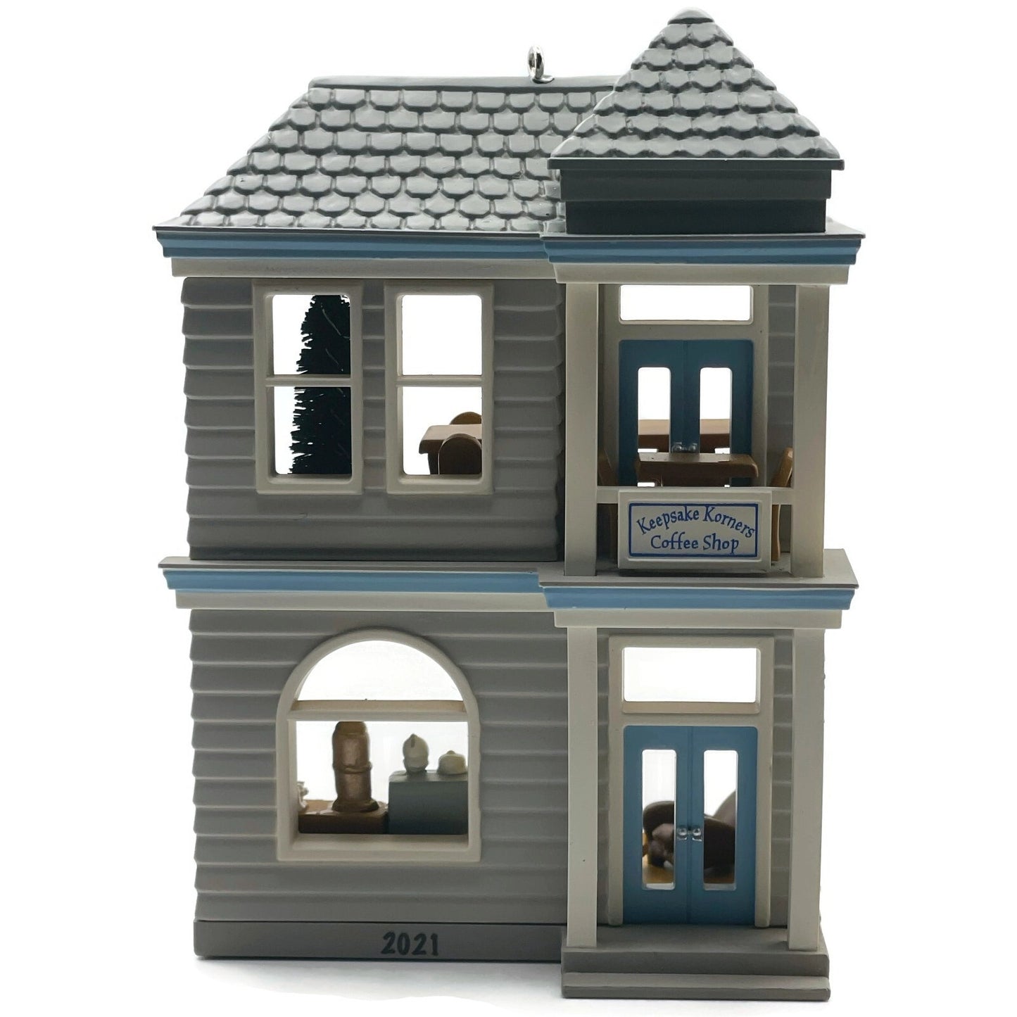 Hallmark Ornament Keepsake Korners Coffee Shop 2021 Nostalgic Christmas Tree