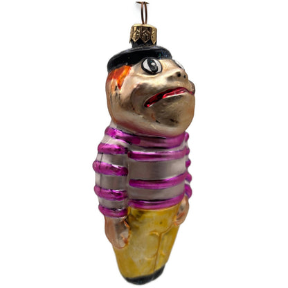 Christopher Radko Mugsy Stripe Glass Limited Edition Christmas Ornament 95-183-0