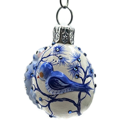 Patricia Breen Springtime Chameleon Blue Bird Spring Christmas Ornament