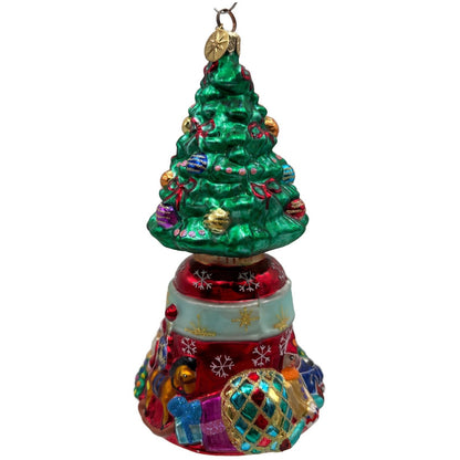 Christopher Radko O'Tannenbell Tree Bell Green Christmas Ornament 00-019-0