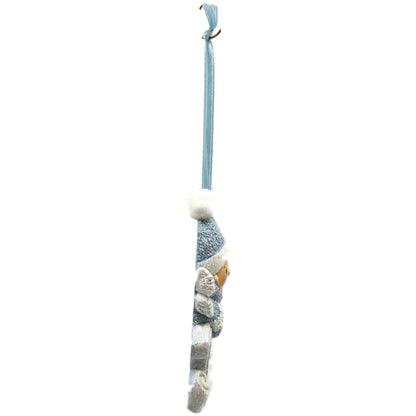 Midwest CBK Baby's First Christmas Twin Boys Blue Resin Holiday Tree Ornament