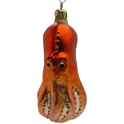 Patricia Breen Olivier Octopus Orange Nautical Spring Christmas Tree Ornament