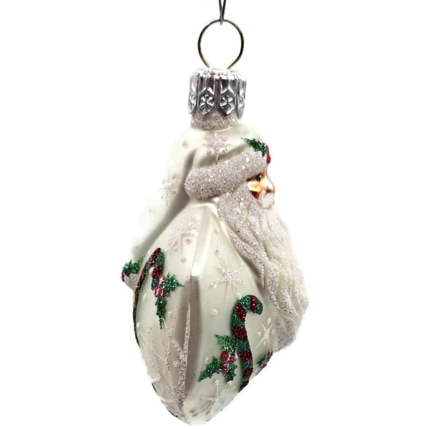 Patricia Breen Snowflake Noel Santa Claus Candy Canes Christmas Tree Ornament