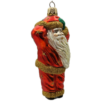 Patricia Breen Hold Onto Your Hat Star Santa Halloween Christmas Ornament 9721