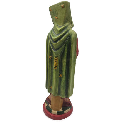 Vaillancourt Scandinavian Cubistic Father Chalkware Folk Art Christmas Figurine