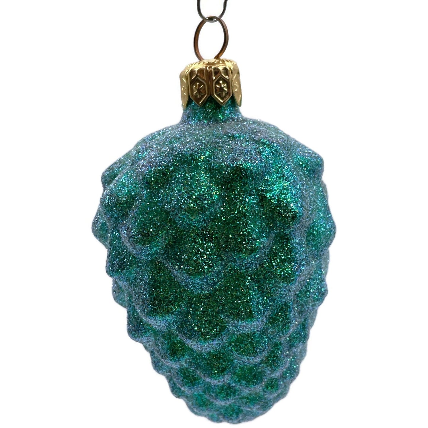 Patricia Breen Walk in the Woods Pine Cone Green Fall Christmas Tree Ornament