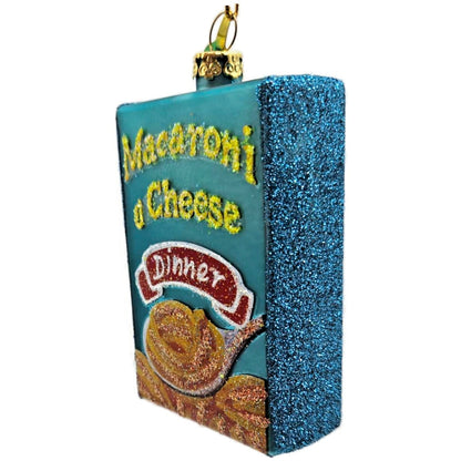 Macaroni And Cheese Box Ornament Food Noodles Glass Christmas Tree Decoration