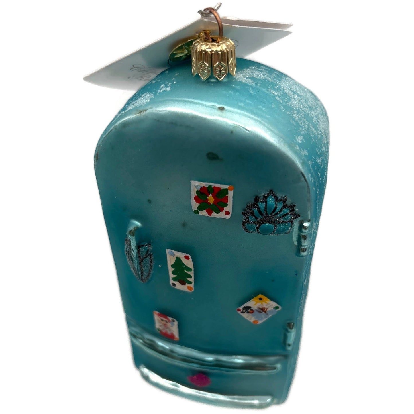 Christopher Radko The Fridge Collection Blue Christmas Tree Ornament 00-128-0