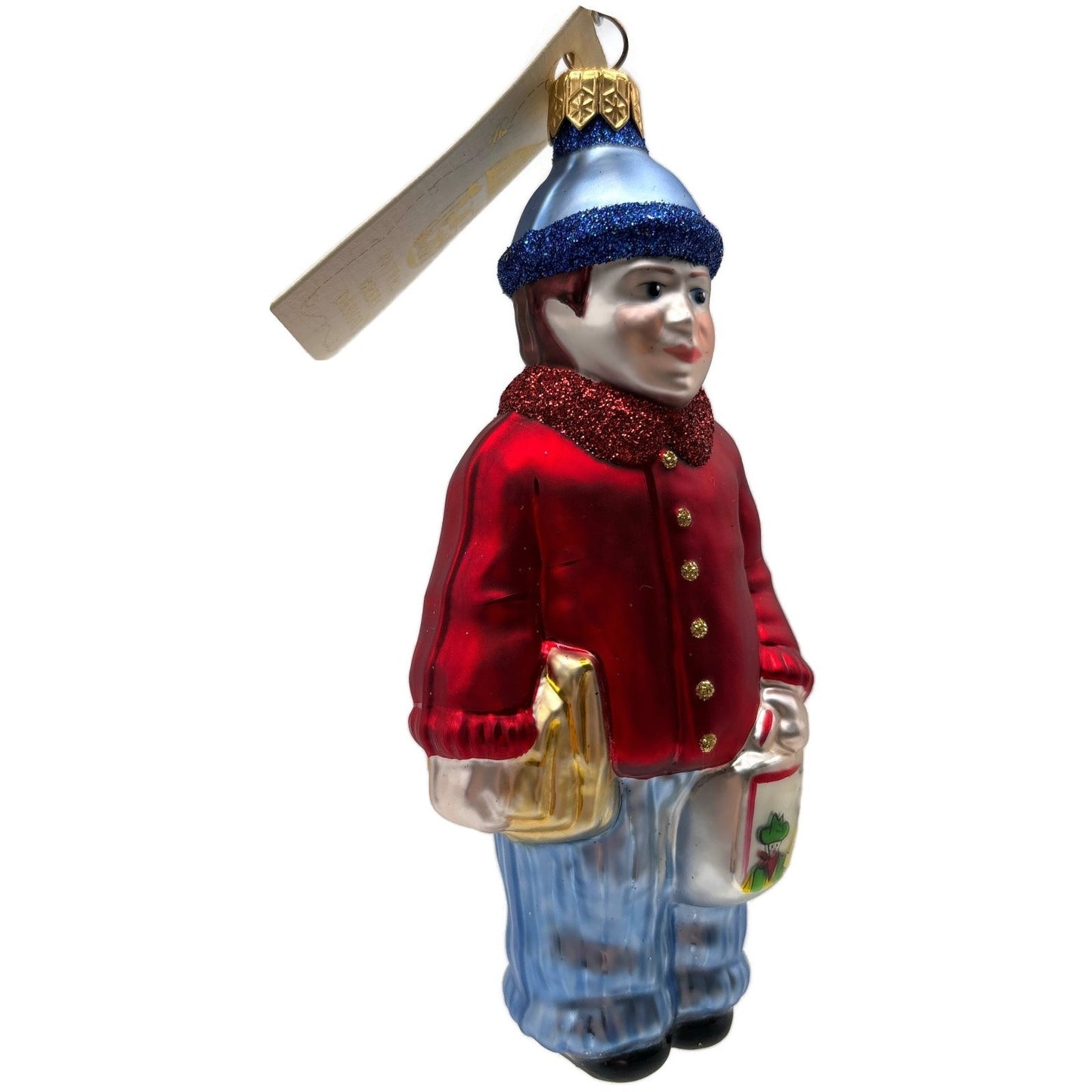 Patricia Breen Henrys First Day of School Red Blue Boy Christmas Ornament 9719