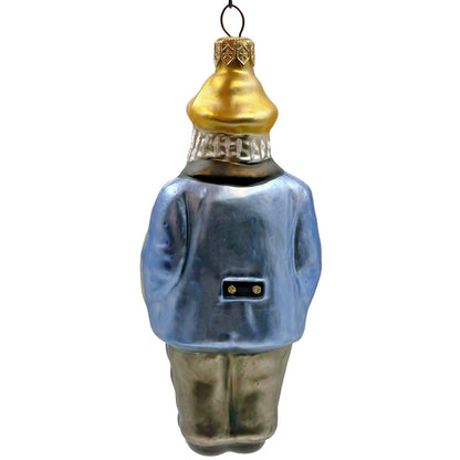 Patricia Breen M Claude Monet Blue Artist Palette Christmas Tree Ornament AIC