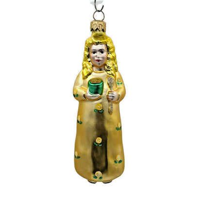 Patricia Breen Goldilocks Yellow Roses Flowers Floral Christmas Holiday Ornament