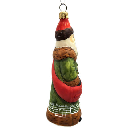 Vaillancourt Twelve Days of Christmas Santa Claus Folk Art Christmas Ornament