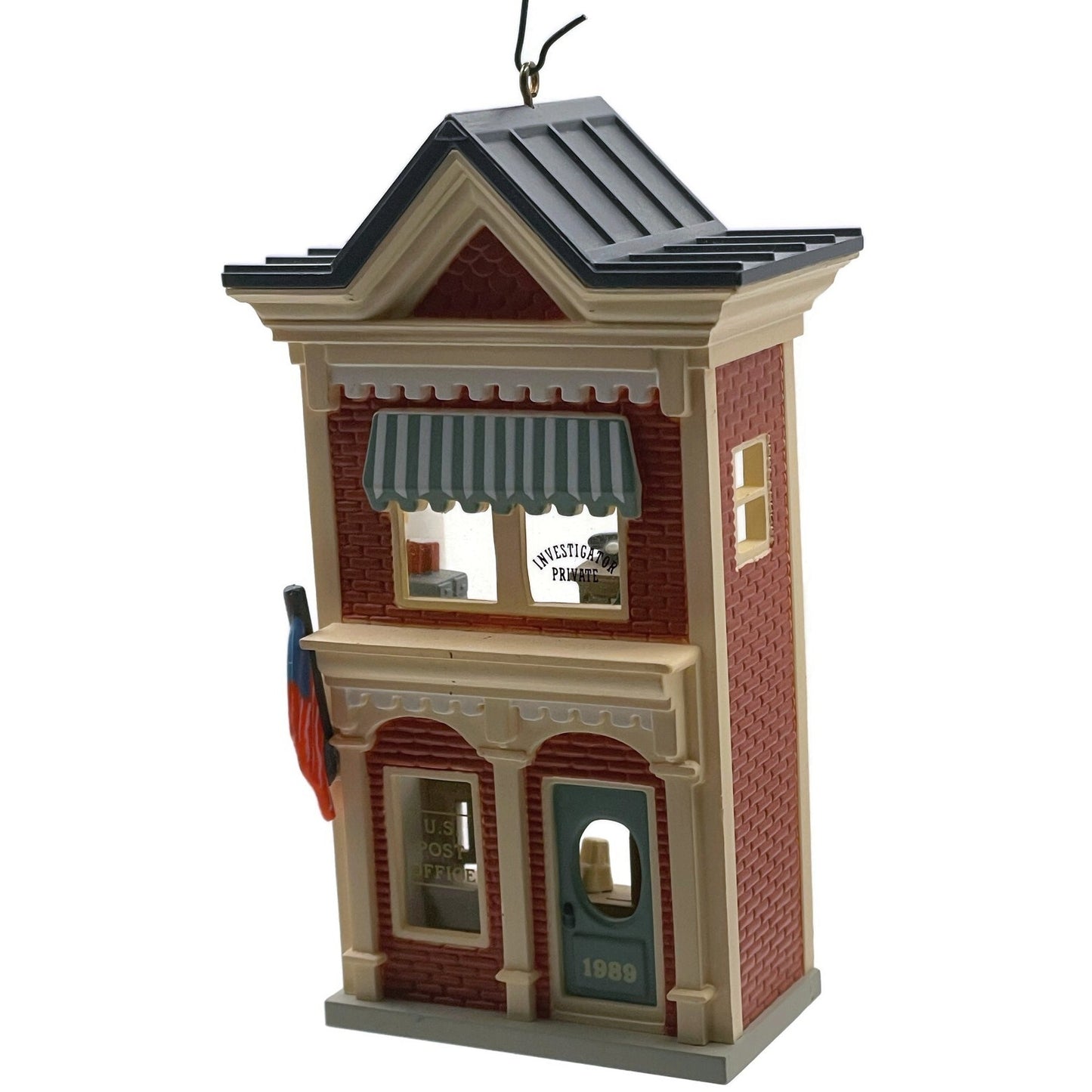 Hallmark Ornament US Post Office 1989 Nostalgic Christmas Village Tree Keepsake