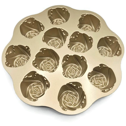 Sweetheart Rose Pan Mini Bundt Cakelet Non Stick Williams Sonoma Nordic Ware