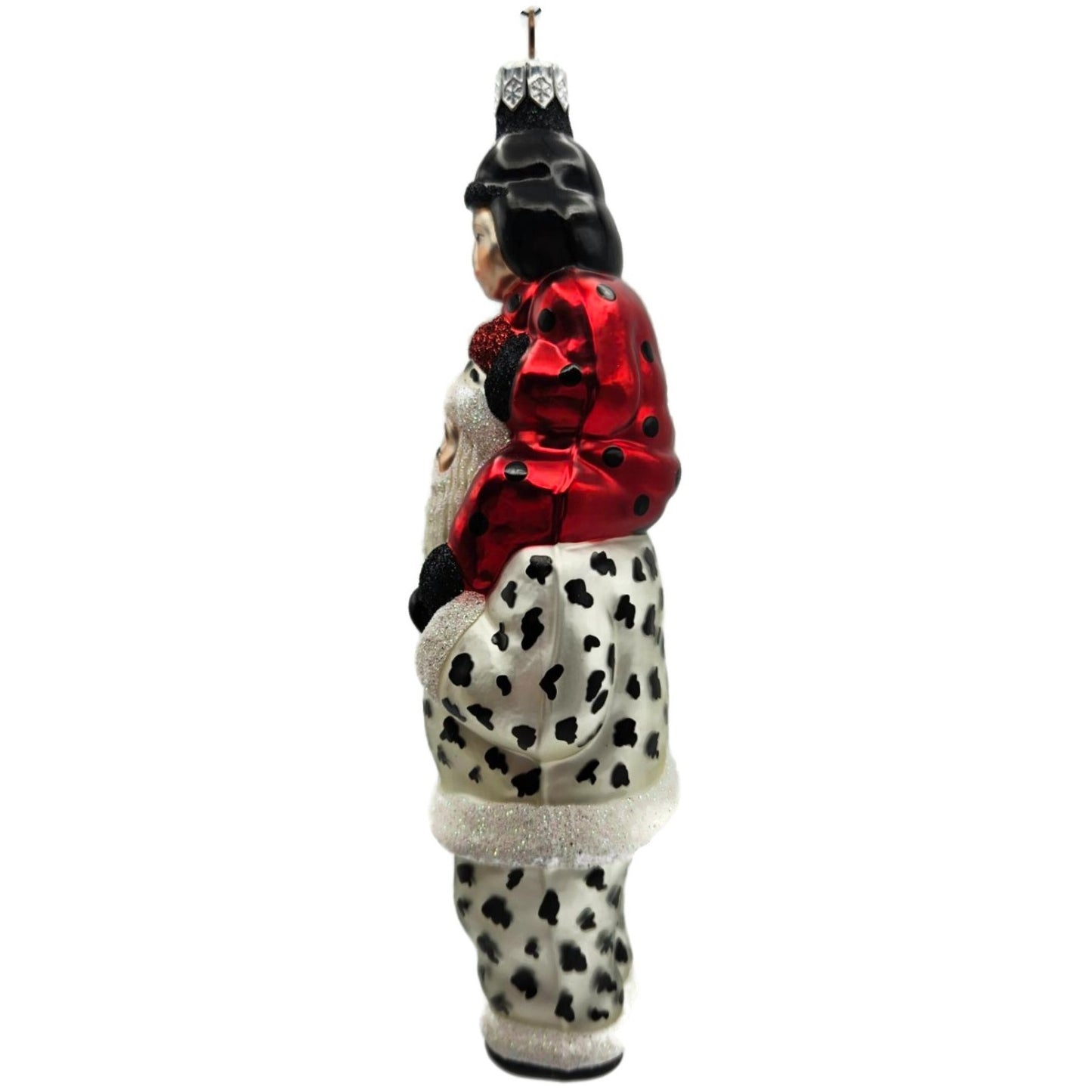 Patricia Breen Carry Me Santa Dalmatian Ladybug Glass Halloween Ornament 9803