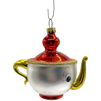 Christopher Radko Tea And Sympathy Italian Glass Christmas Tree Ornament