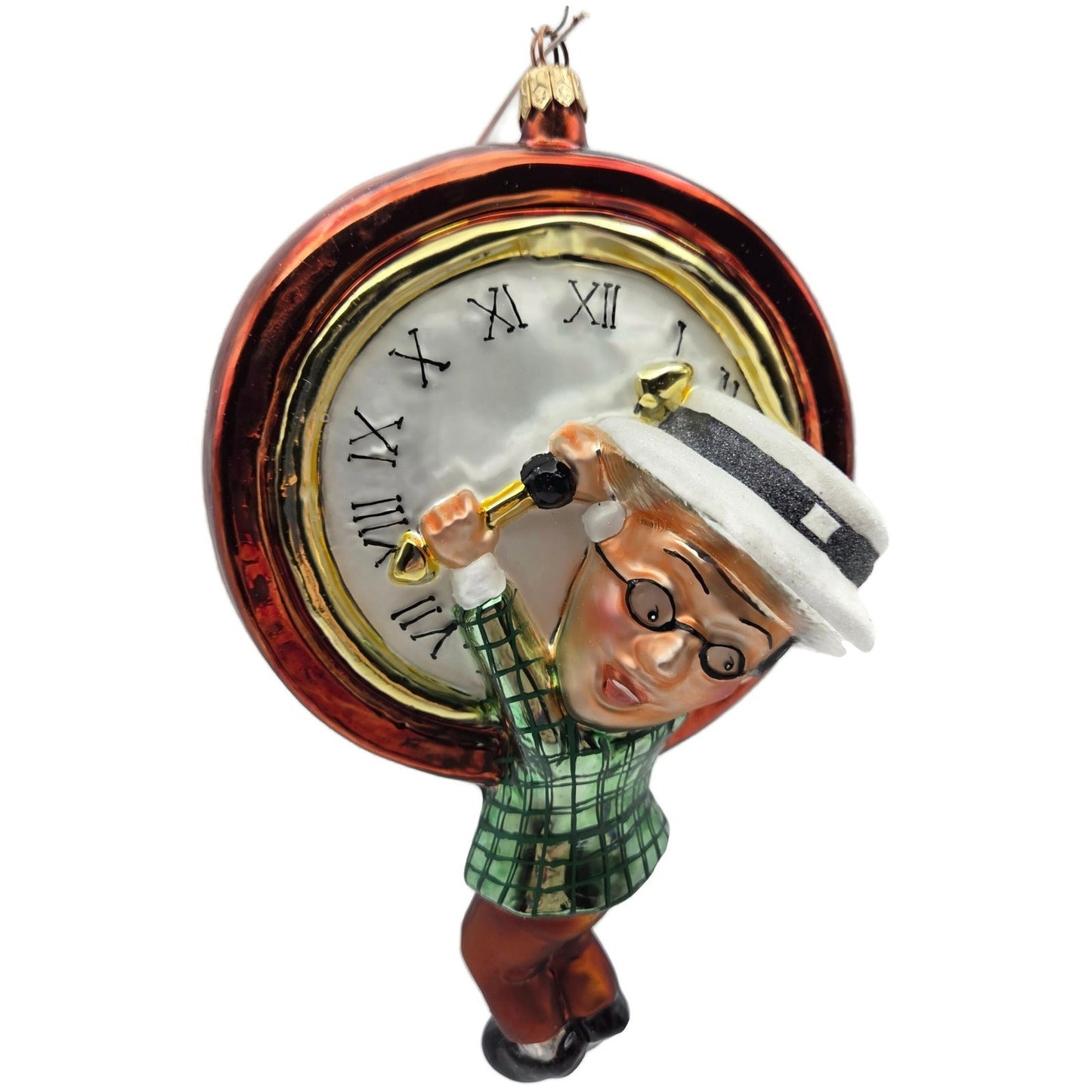 Christopher Radko Millennium Clock Harold Lloyd Trust Christmas Tree Ornament