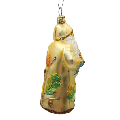 Patricia Breen From Little Acorns Gold Santa Claus Fall Christmas Tree Ornament