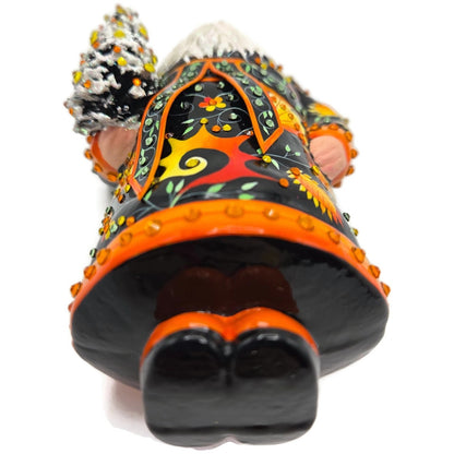Patricia Breen Nicholas Russian Fairy Tale Black Santa Claus Christmas Ornament