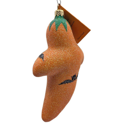 Patricia Breen Very Grand Ghost Orange Bats Stars Halloween Christmas Ornament