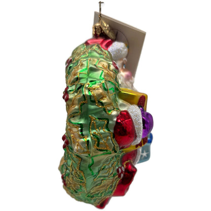 Christopher Radko A Gift For Giving Santa Christmas Tree Ornament 1010306