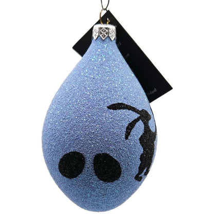 Patricia Breen Silhouette Egg Bunny Artists Easter Blue Christmas Tree Ornament